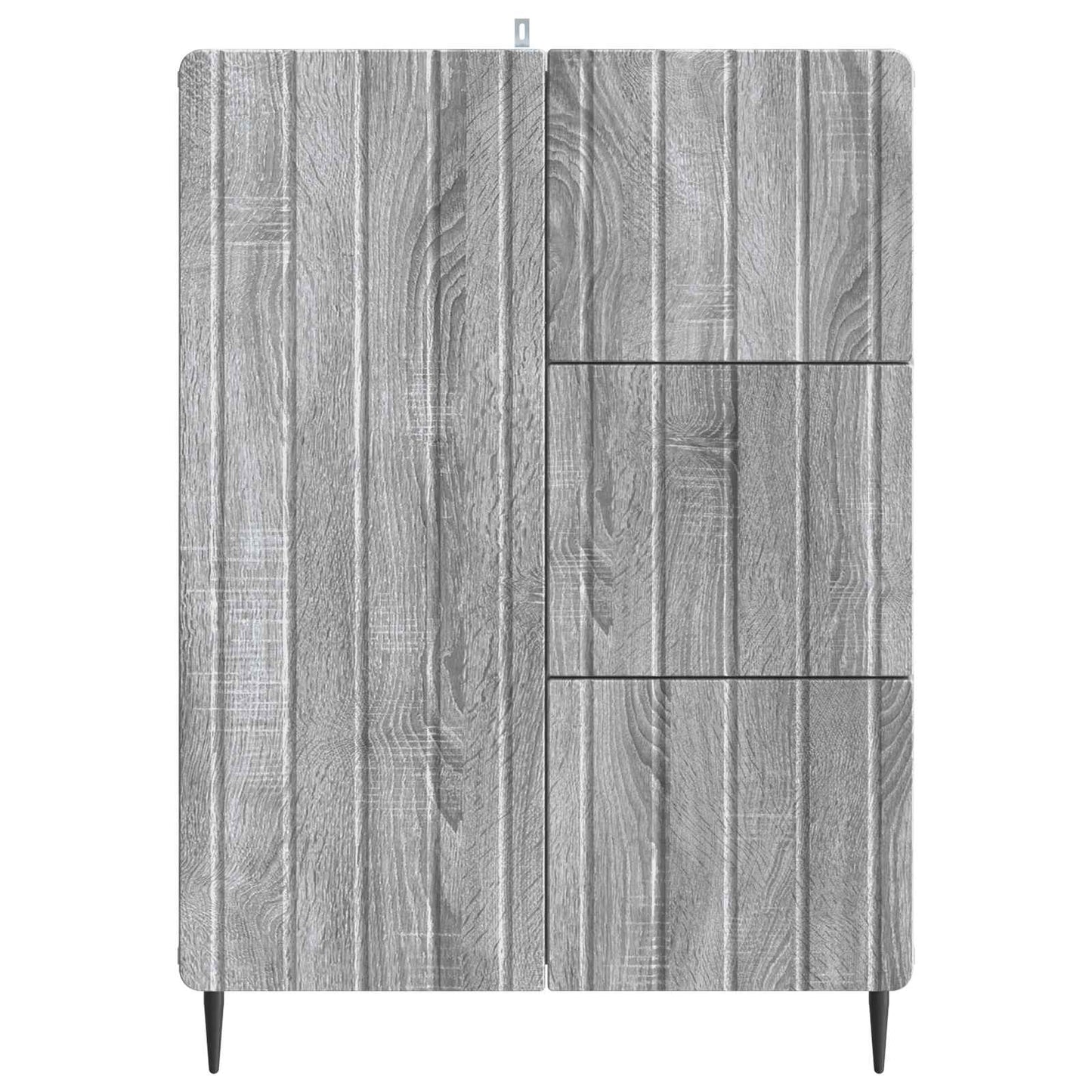 Sideboard Grå sonoma-eg 66 x 34,5 x 91,5 cm Konstrueret træ