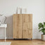 Sideboard Artisan-eg 66 x 34,5 x 91,5 cm Konstrueret træ
