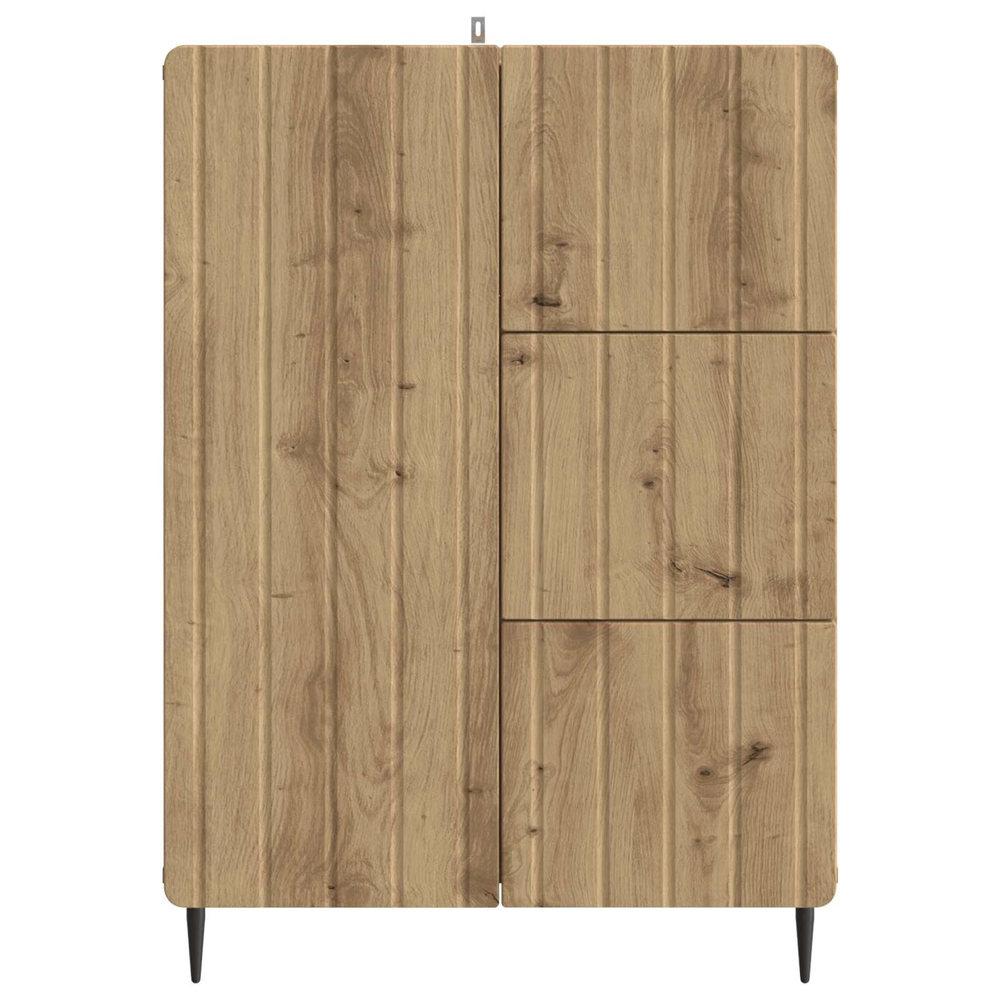 Sideboard Artisan-eg 66 x 34,5 x 91,5 cm Konstrueret træ