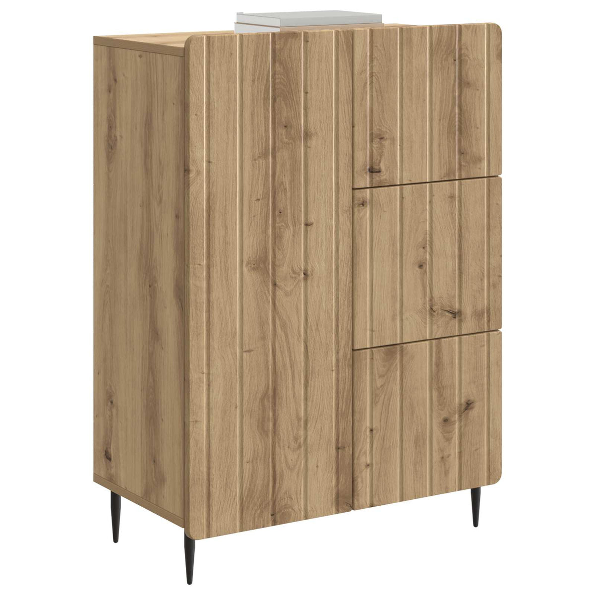 Sideboard Artisan-eg 66 x 34,5 x 91,5 cm Konstrueret træ