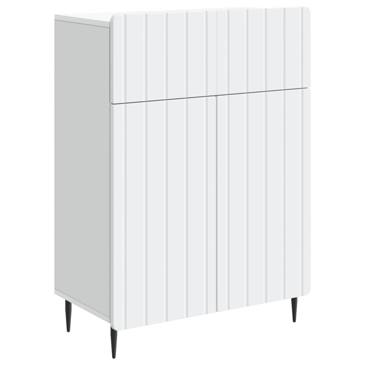 Sideboard Hvid 66 x 34,5 x 92 cm Konstrueret træ
