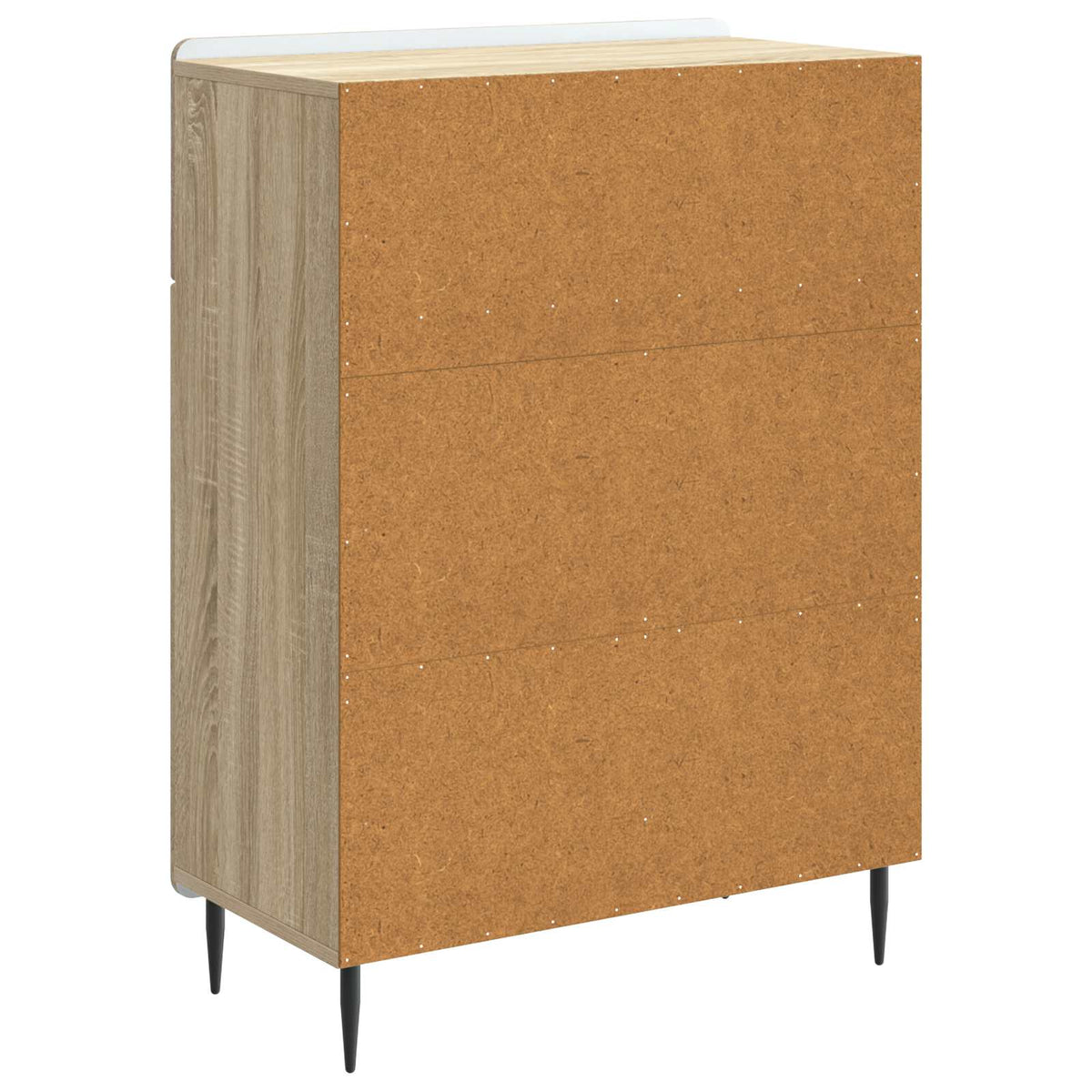 Sideboard Sonoma-eg 66 x 34,5 x 92 cm Konstrueret træ