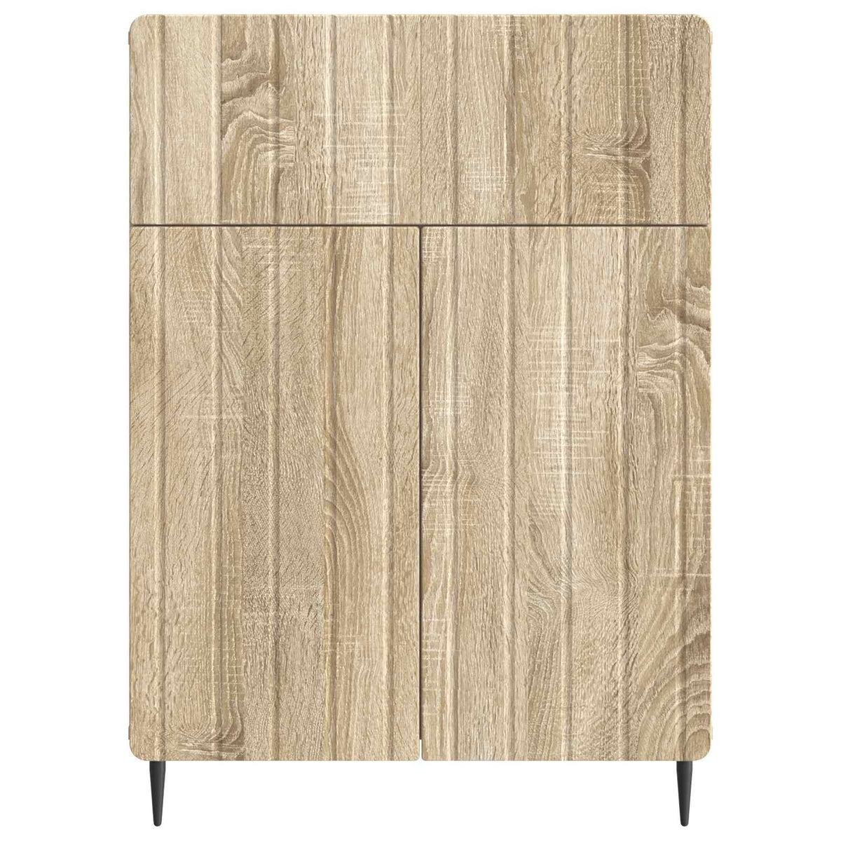Sideboard Sonoma-eg 66 x 34,5 x 92 cm Konstrueret træ