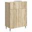 Sideboard Sonoma-eg 66 x 34,5 x 92 cm Konstrueret træ