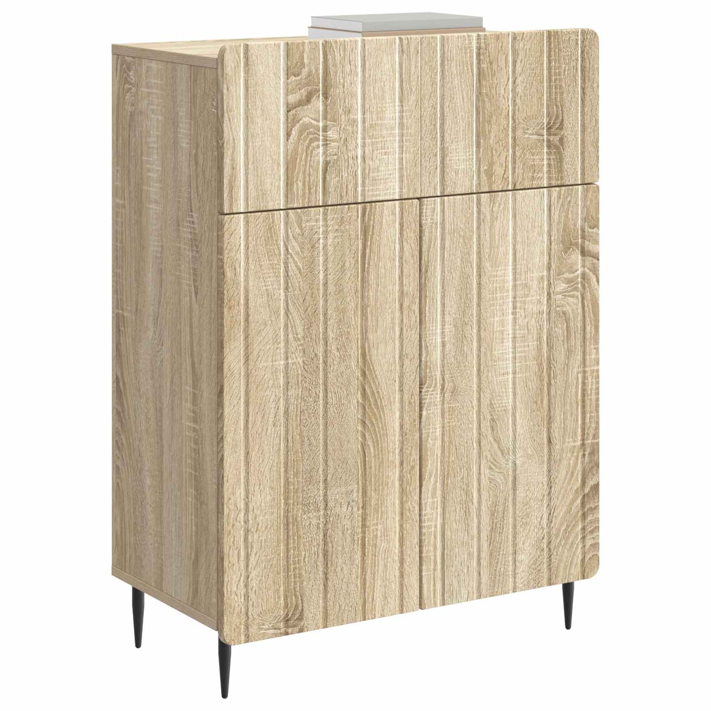 Sideboard Sonoma-eg 66 x 34,5 x 92 cm Konstrueret træ