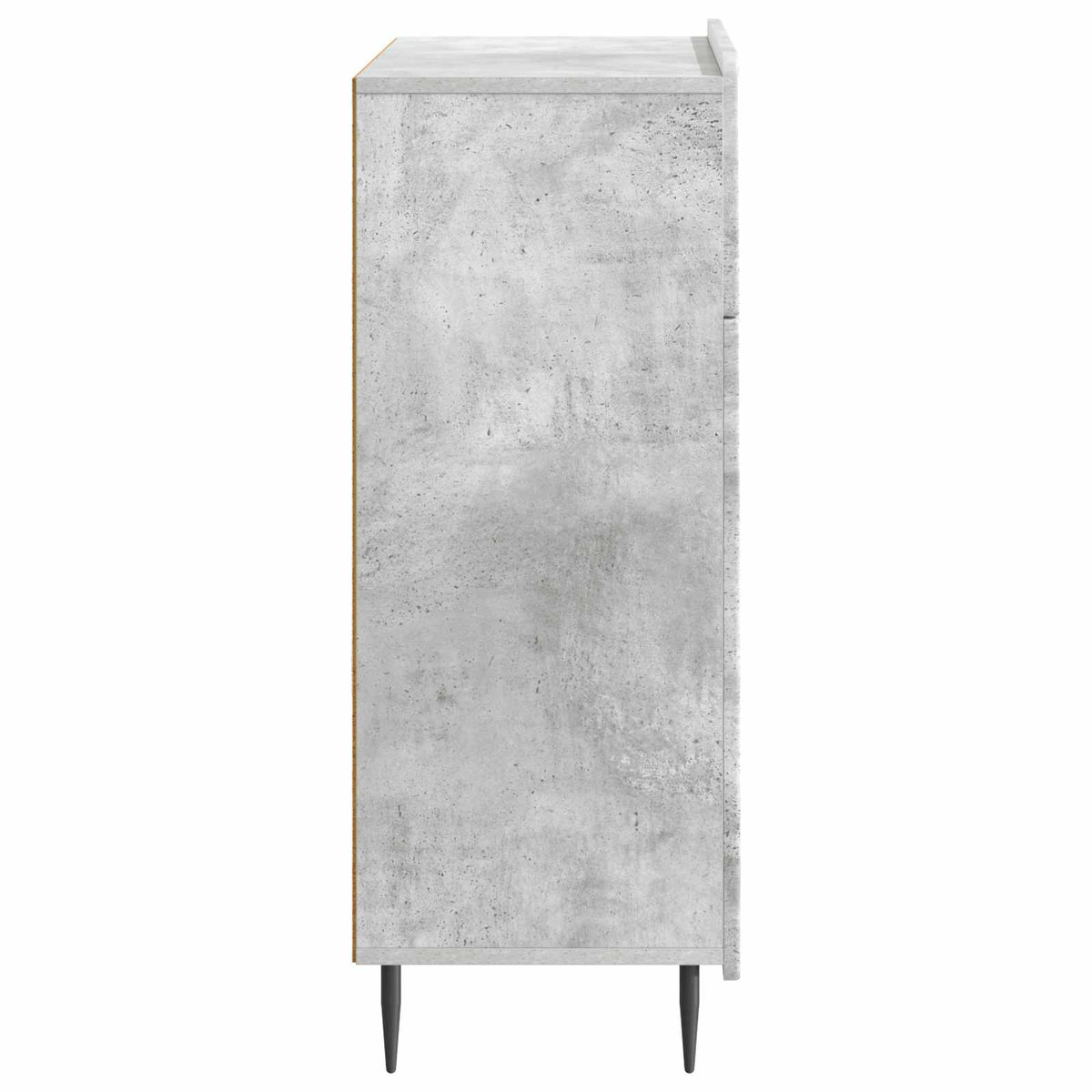 Sideboard Betongrå 66 x 34,5 x 92 cm Konstrueret træ