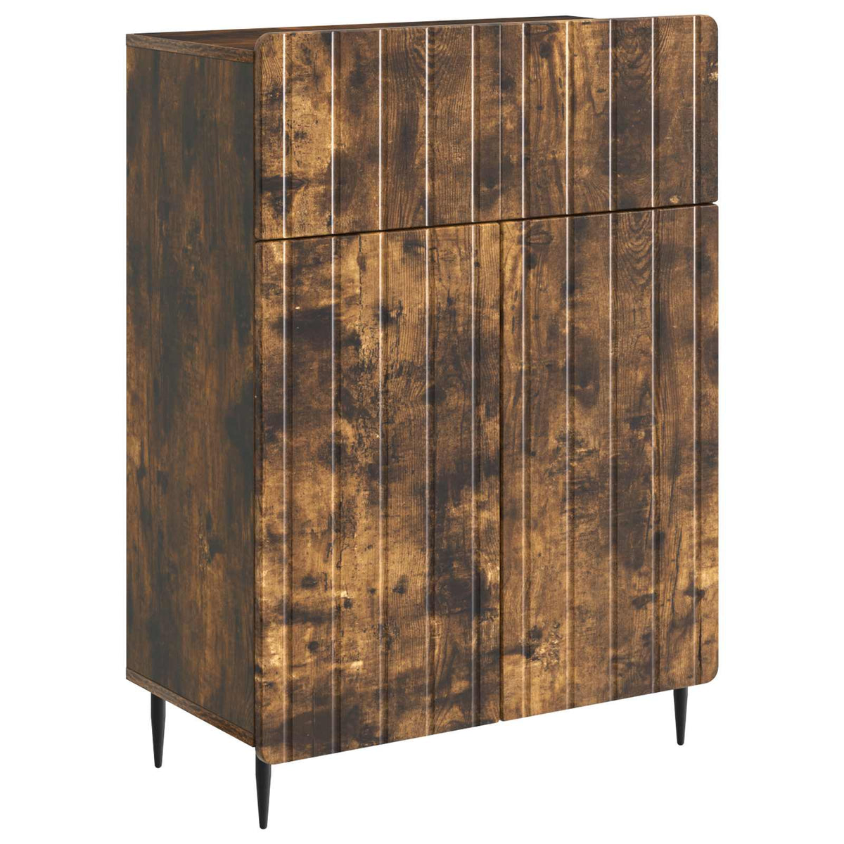 Sideboard Røget eg 66 x 34,5 x 92 cm Konstrueret træ
