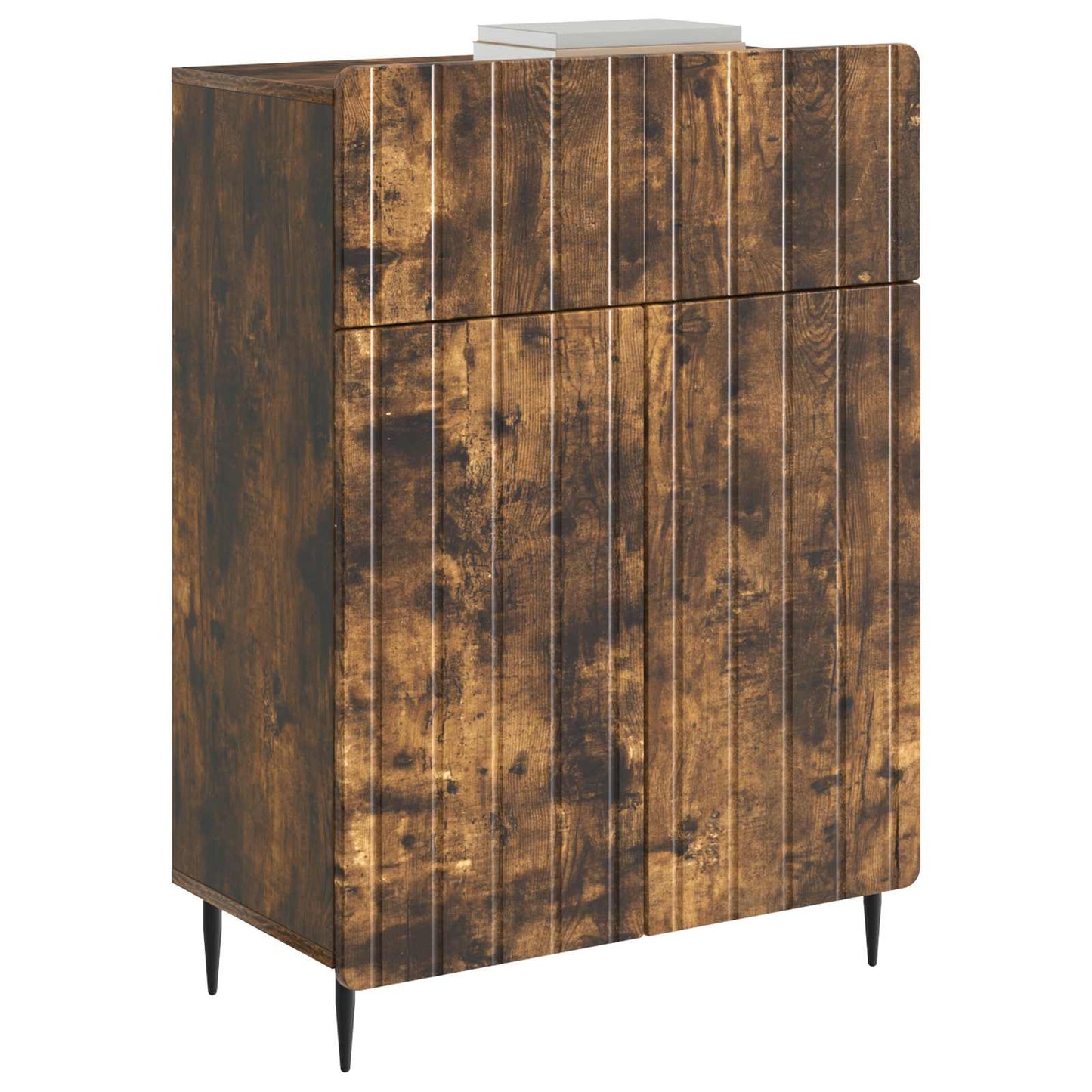Sideboard Røget eg 66 x 34,5 x 92 cm Konstrueret træ