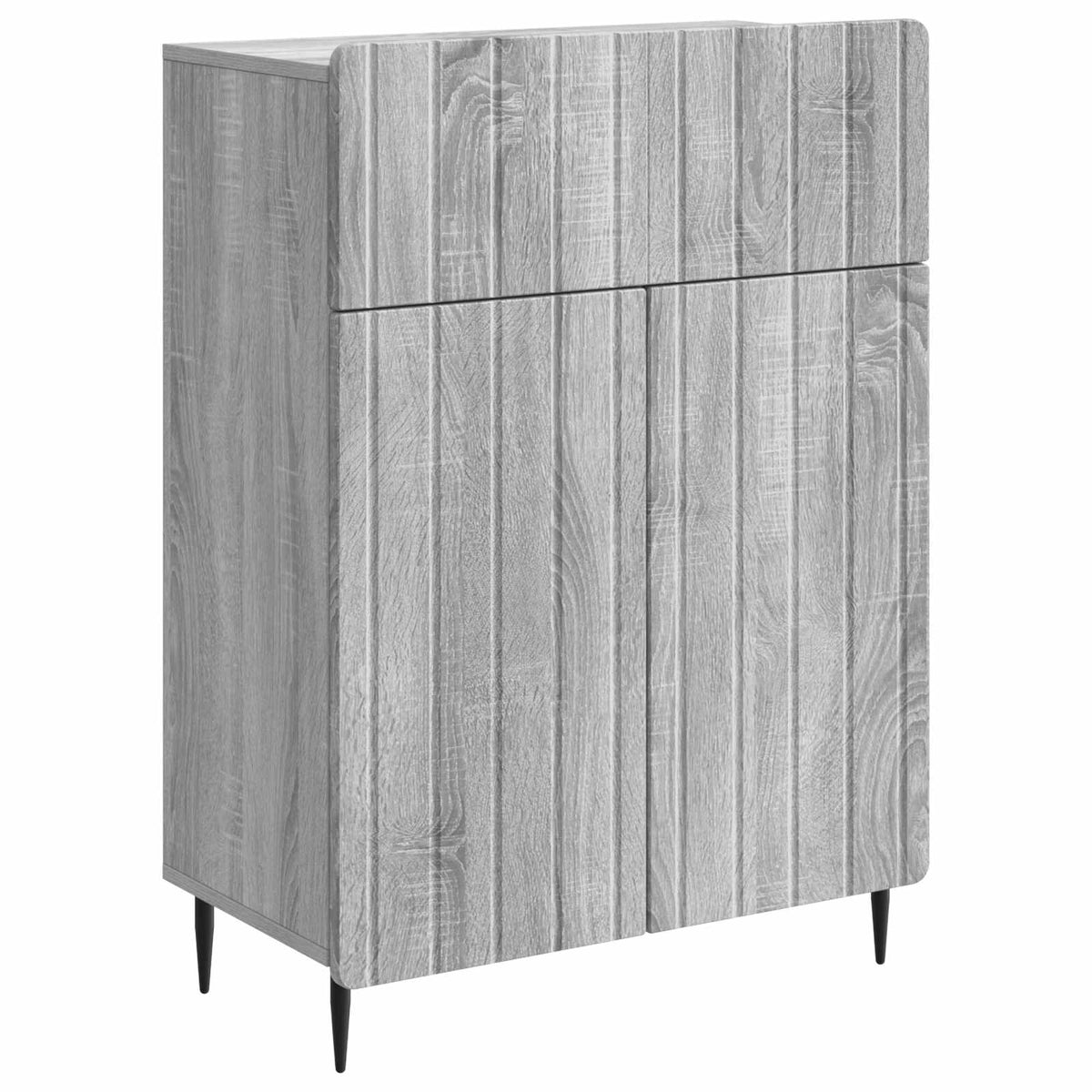 Sideboard Grå sonoma-eg 66 x 34,5 x 92 cm Konstrueret træ