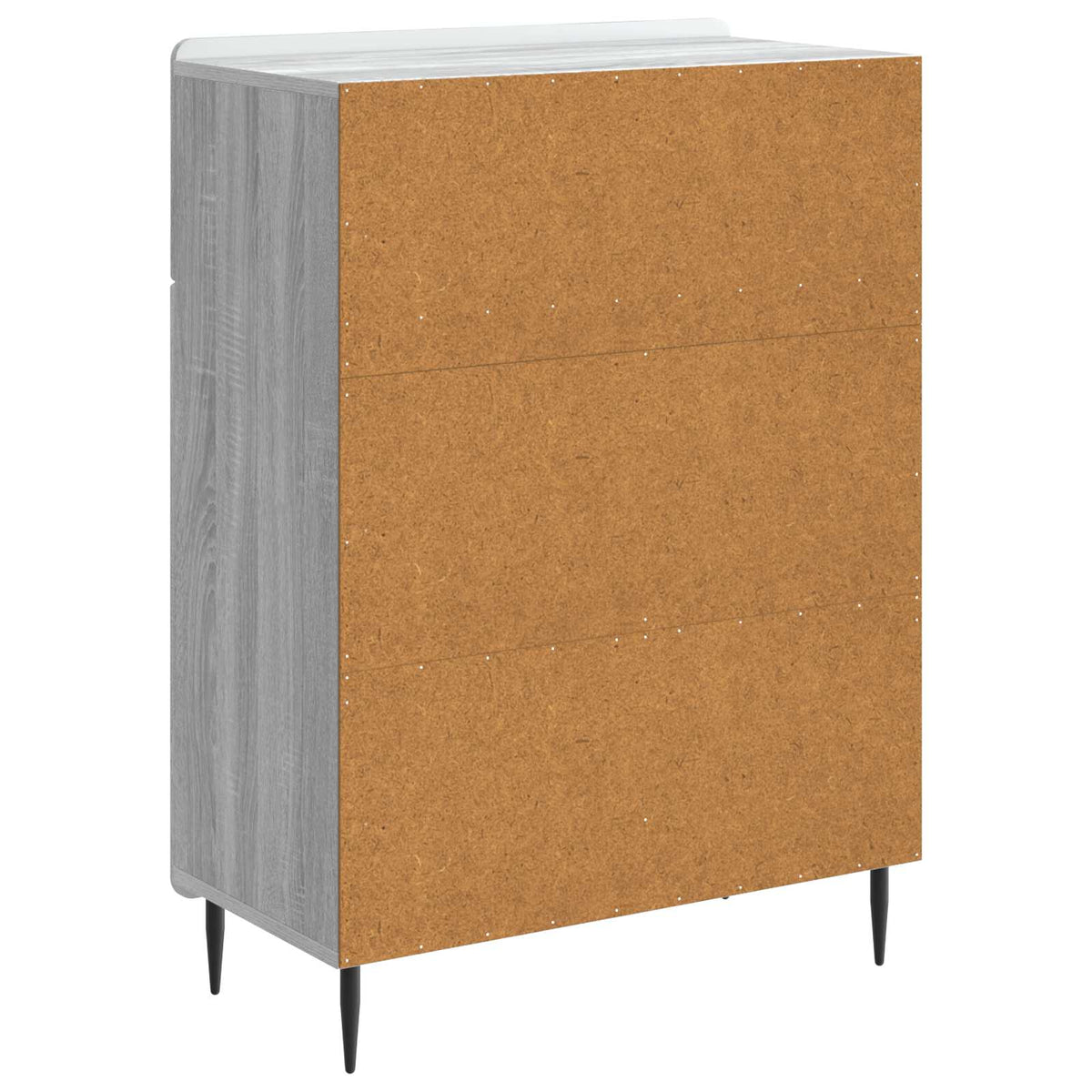 Sideboard Grå sonoma-eg 66 x 34,5 x 92 cm Konstrueret træ
