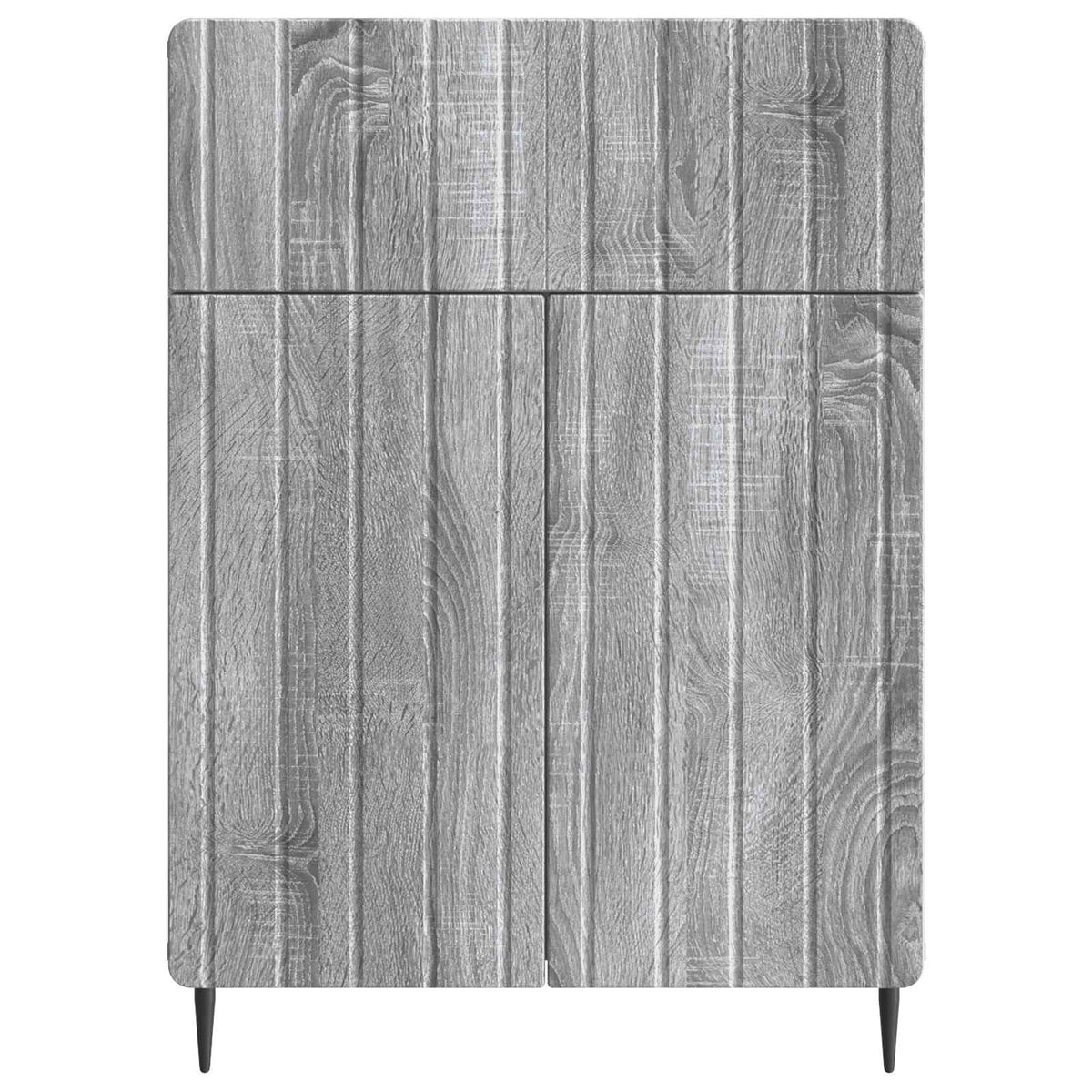 Sideboard Grå sonoma-eg 66 x 34,5 x 92 cm Konstrueret træ