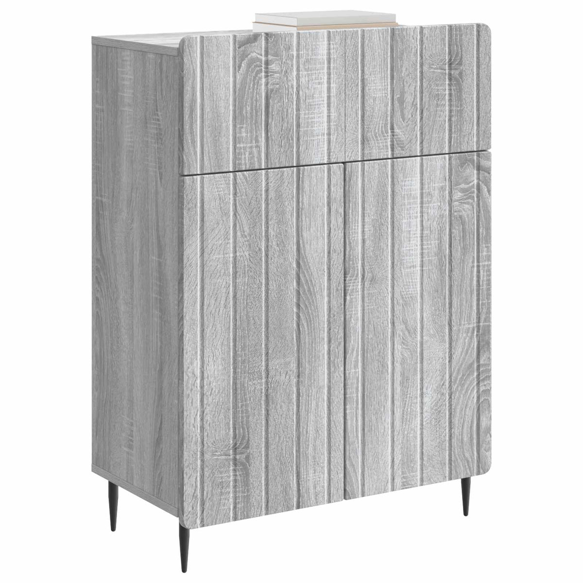 Sideboard Grå sonoma-eg 66 x 34,5 x 92 cm Konstrueret træ