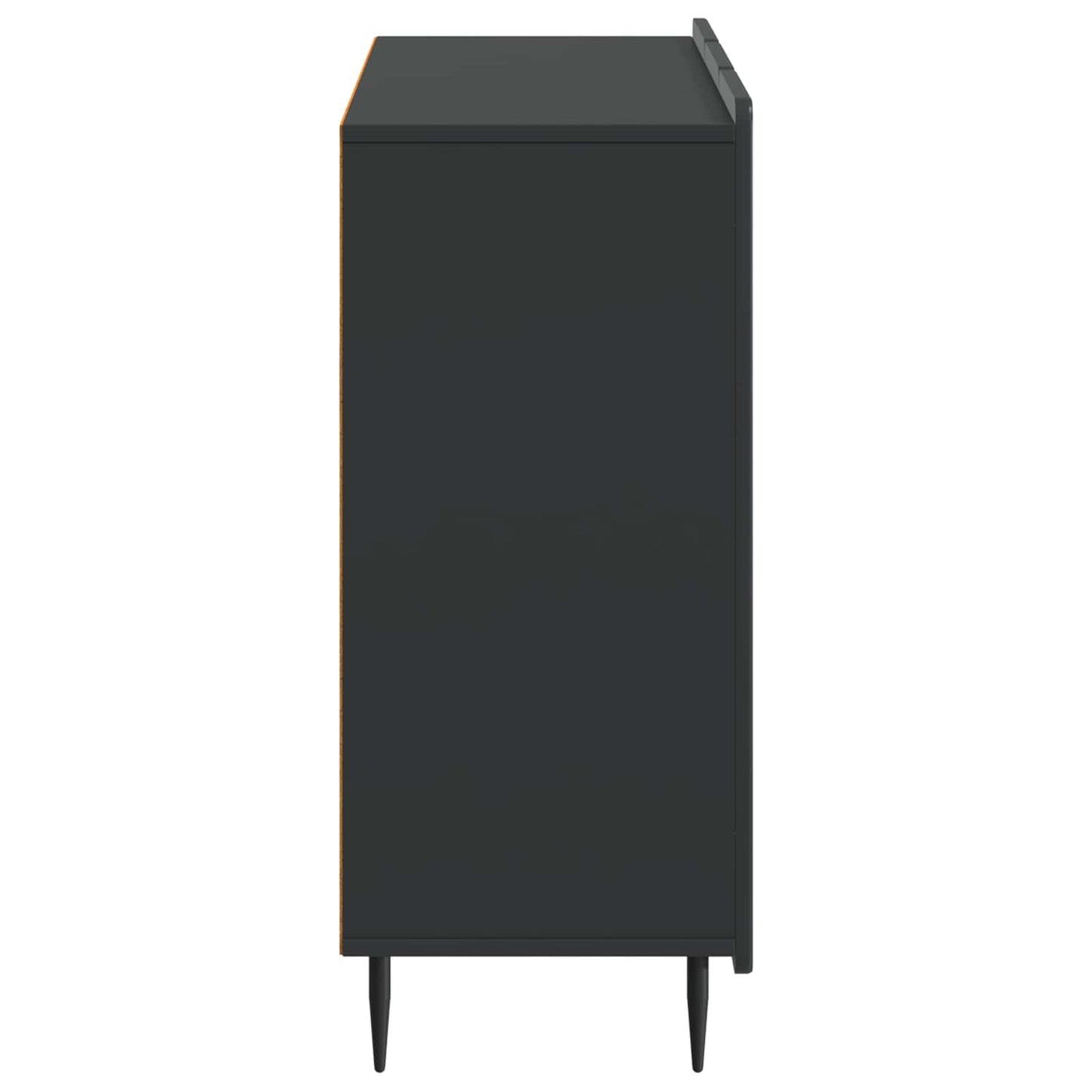 Sideboard Sort 89 x 34,5 x 82 cm Konstrueret træ