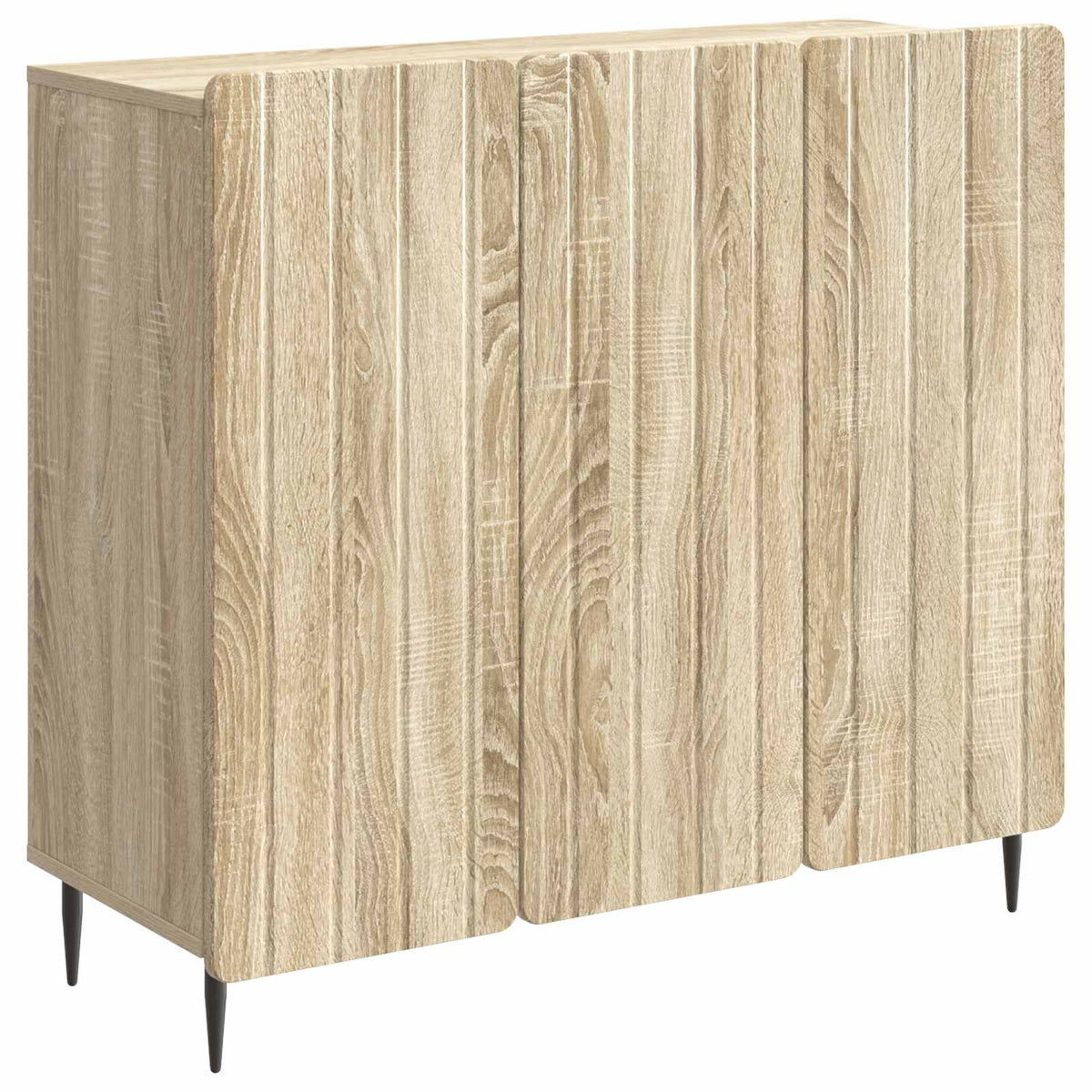 Sideboard Sonoma-eg 89 x 34,5 x 82 cm Konstrueret træ