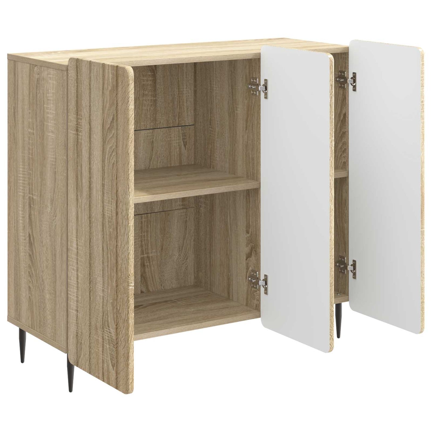 Sideboard Sonoma-eg 89 x 34,5 x 82 cm Konstrueret træ