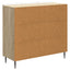 Sideboard Sonoma-eg 89 x 34,5 x 82 cm Konstrueret træ