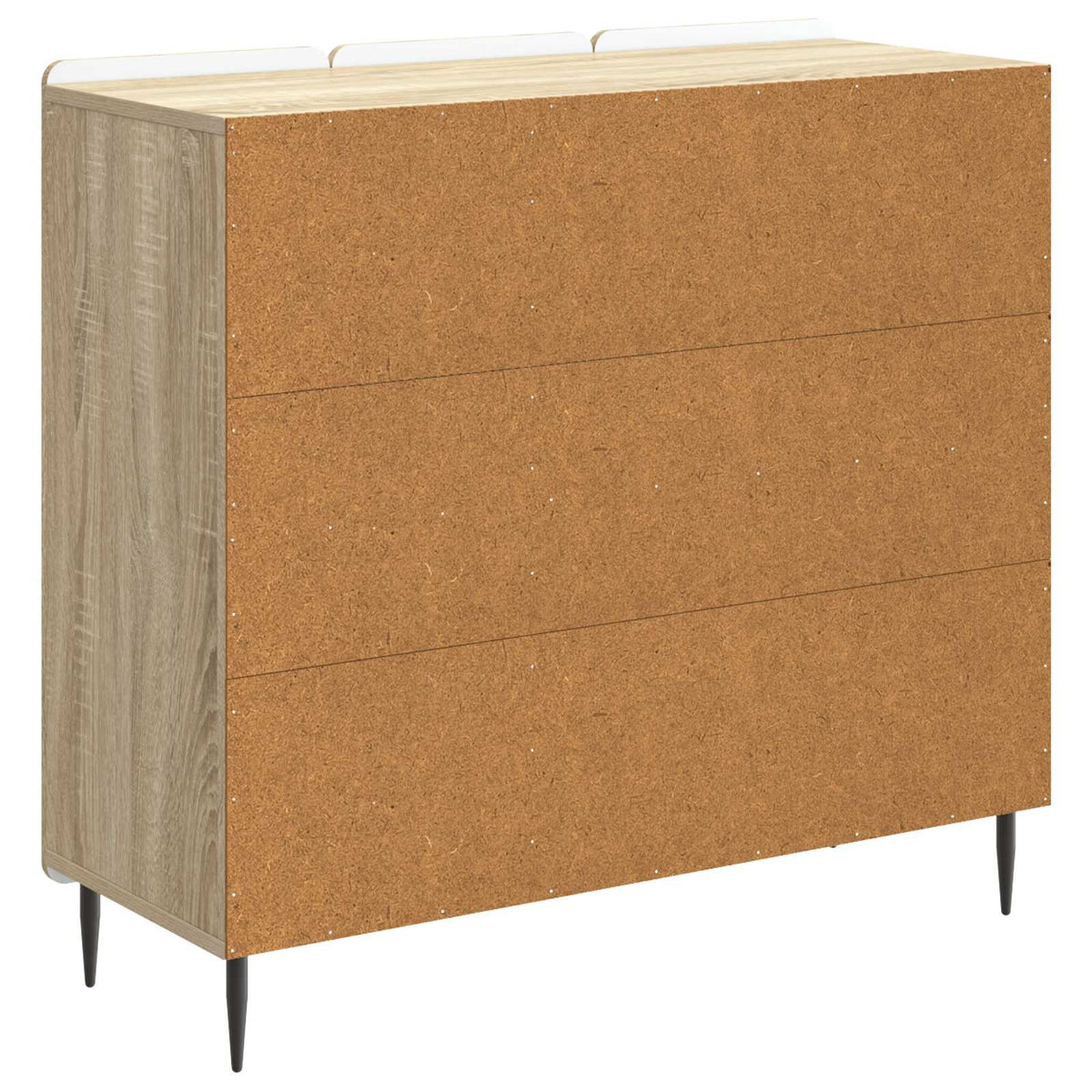 Sideboard Sonoma-eg 89 x 34,5 x 82 cm Konstrueret træ