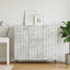 Sideboard Betongrå 89 x 34,5 x 82 cm Konstrueret træ