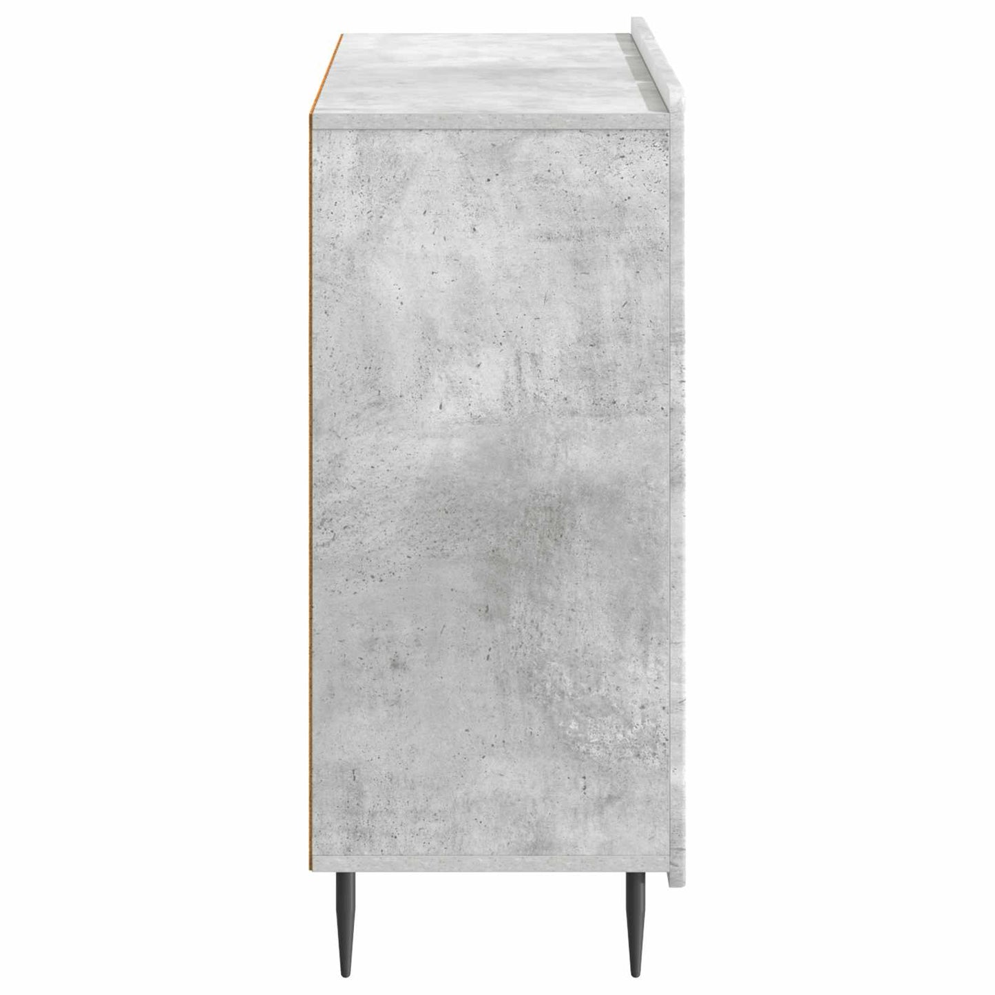 Sideboard Betongrå 89 x 34,5 x 82 cm Konstrueret træ