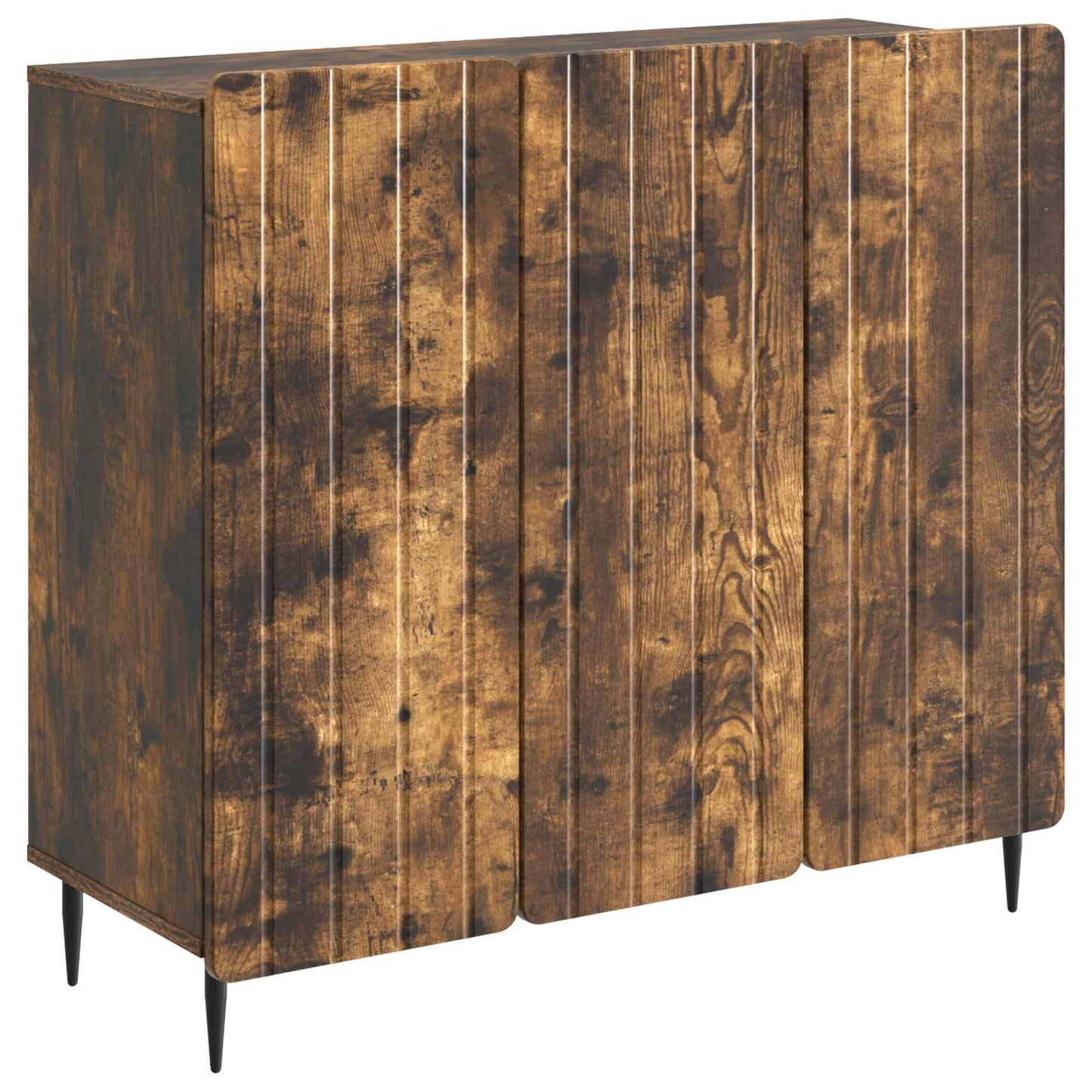 Sideboard Røget eg 89 x 34,5 x 82 cm Konstrueret træ
