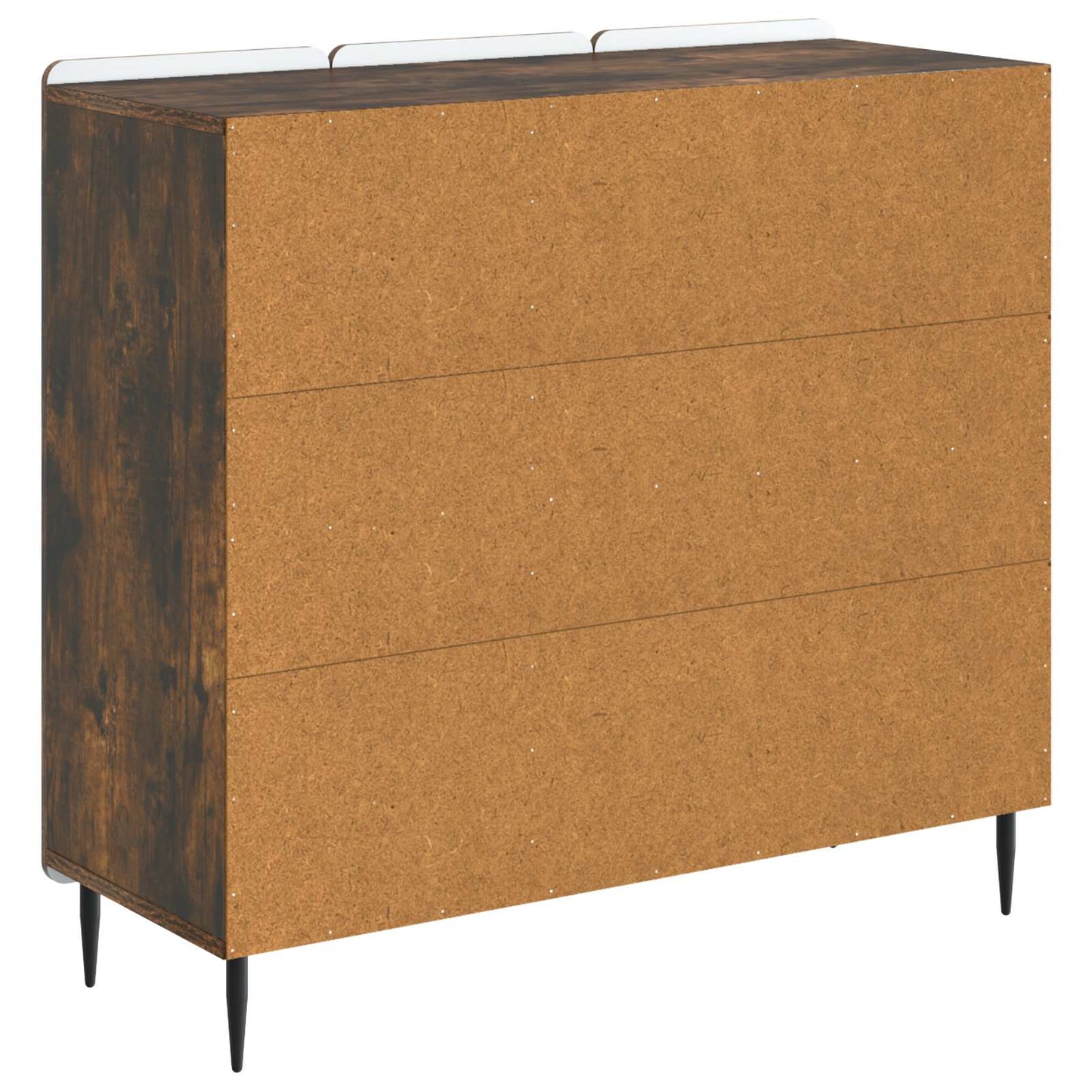Sideboard Røget eg 89 x 34,5 x 82 cm Konstrueret træ
