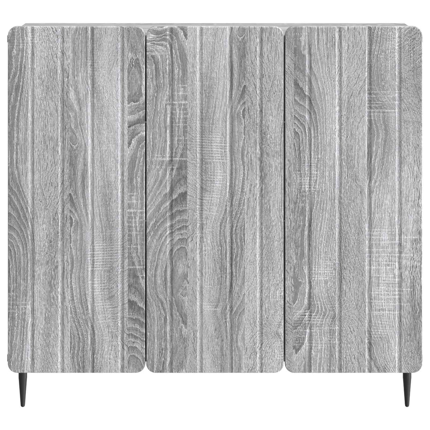 Sideboard Grå sonoma-eg 89 x 34,5 x 82 cm Konstrueret træ