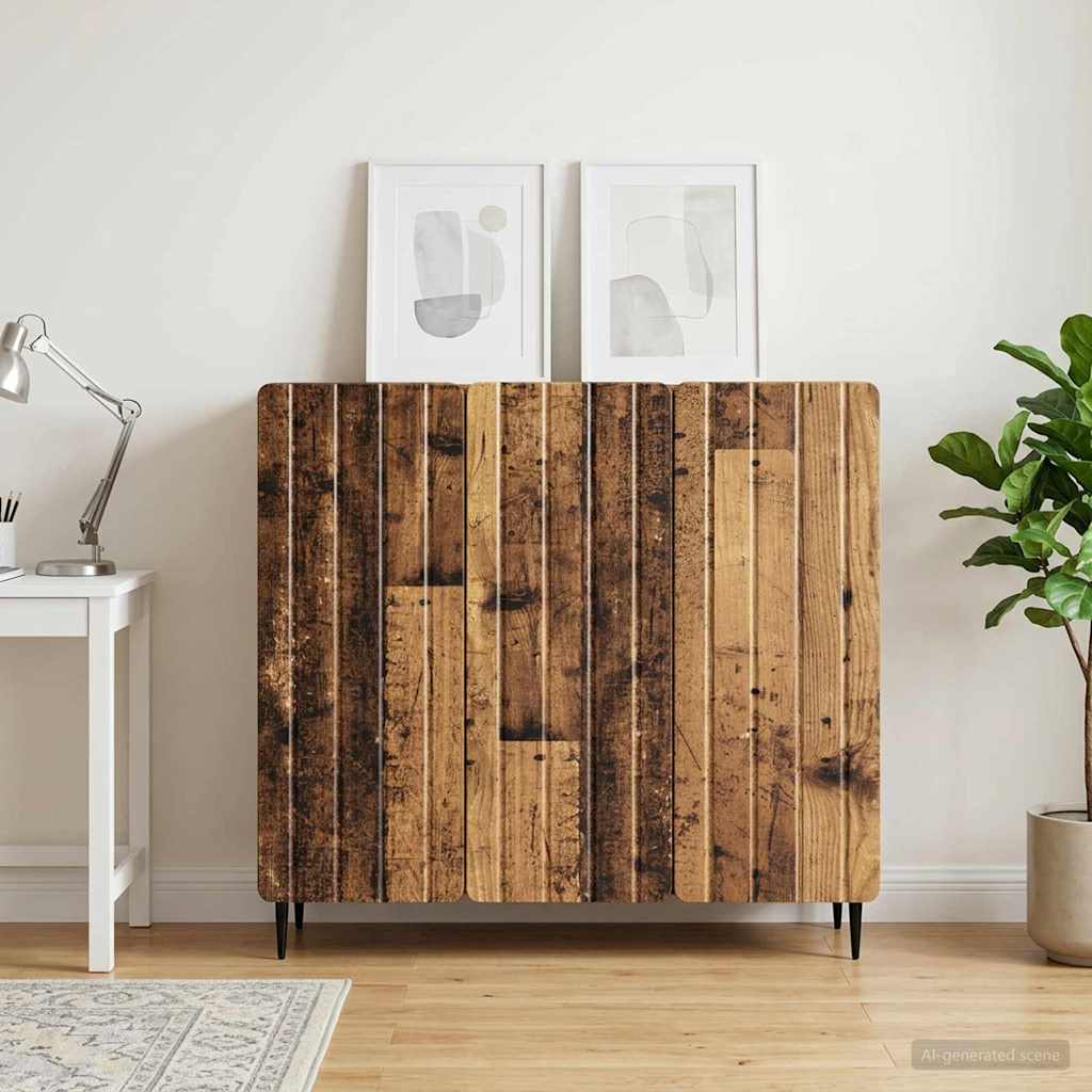 Sideboard Gammelt træ 89 x 34,5 x 82 cm Konstrueret træ