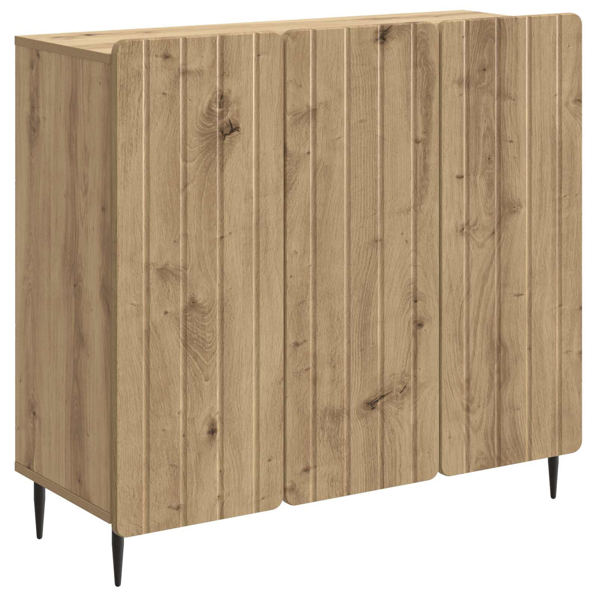 Sideboard Artisan-eg 89 x 34,5 x 82 cm Konstrueret træ