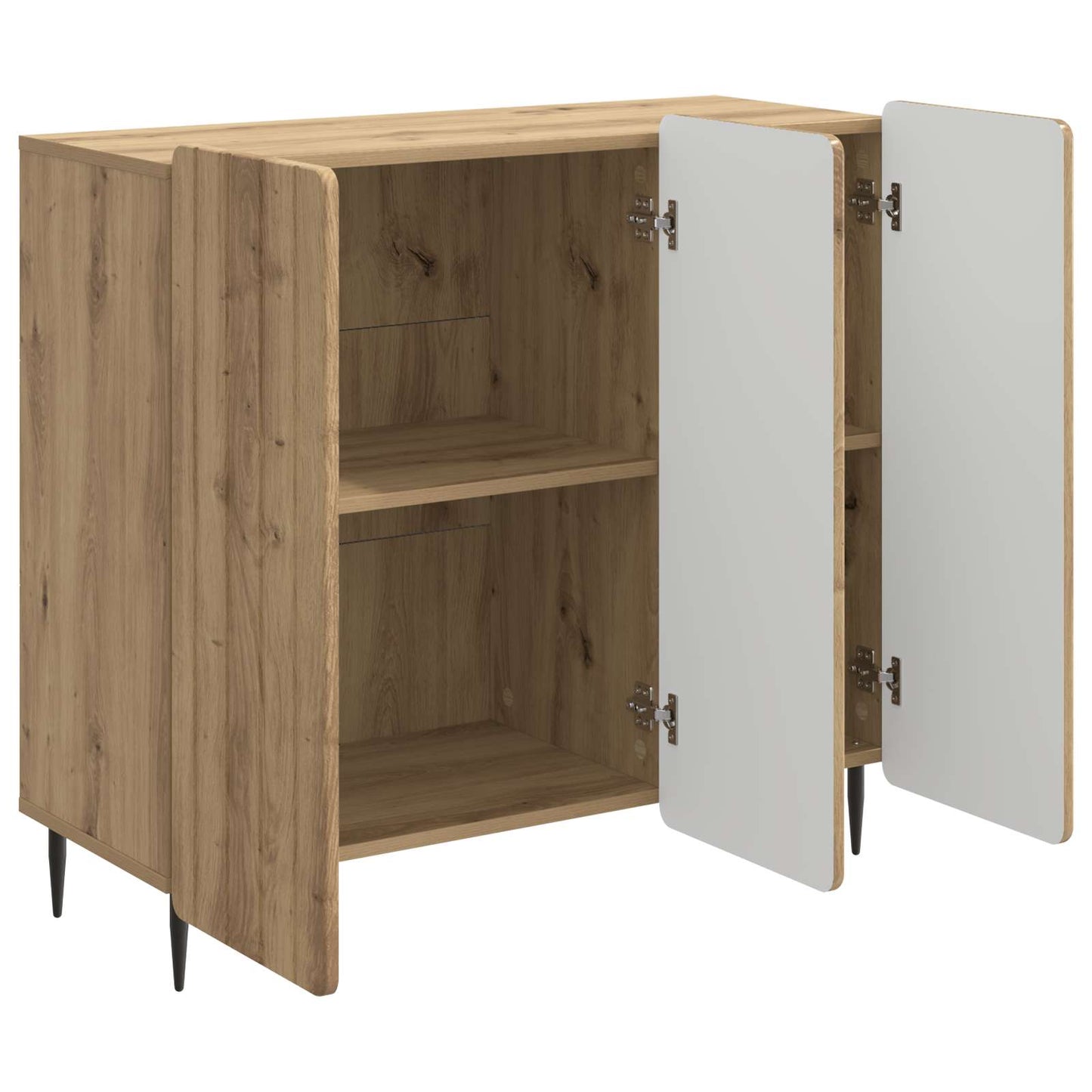 Sideboard Artisan-eg 89 x 34,5 x 82 cm Konstrueret træ