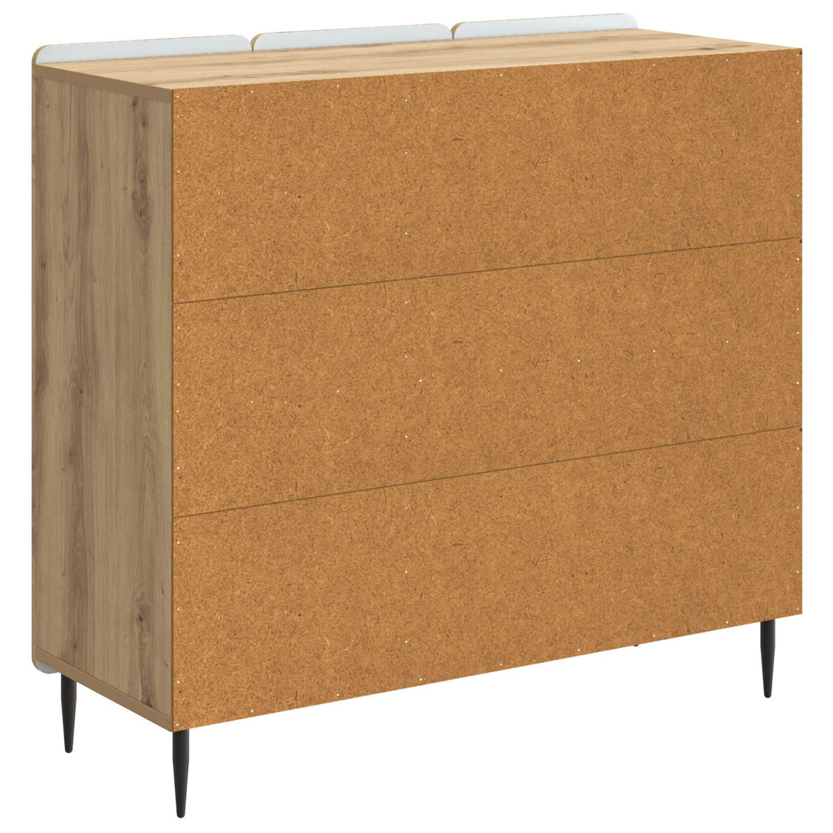 Sideboard Artisan-eg 89 x 34,5 x 82 cm Konstrueret træ