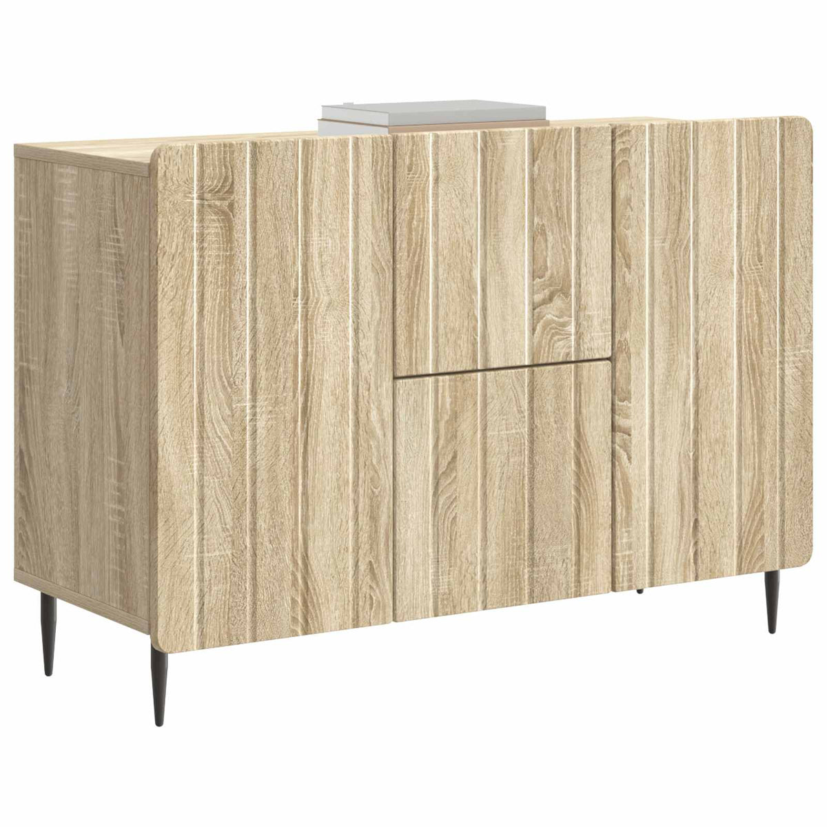 Sideboard Sonoma-eg 89 x 34,5 x 62 cm Konstrueret træ