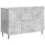 Sideboard med skuffe Betongrå 89 x 34,5 x 62 cm Konstrueret træ