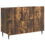 Sideboard med skuffe Røget eg 89 x 34,5 x 62 cm Konstrueret træ