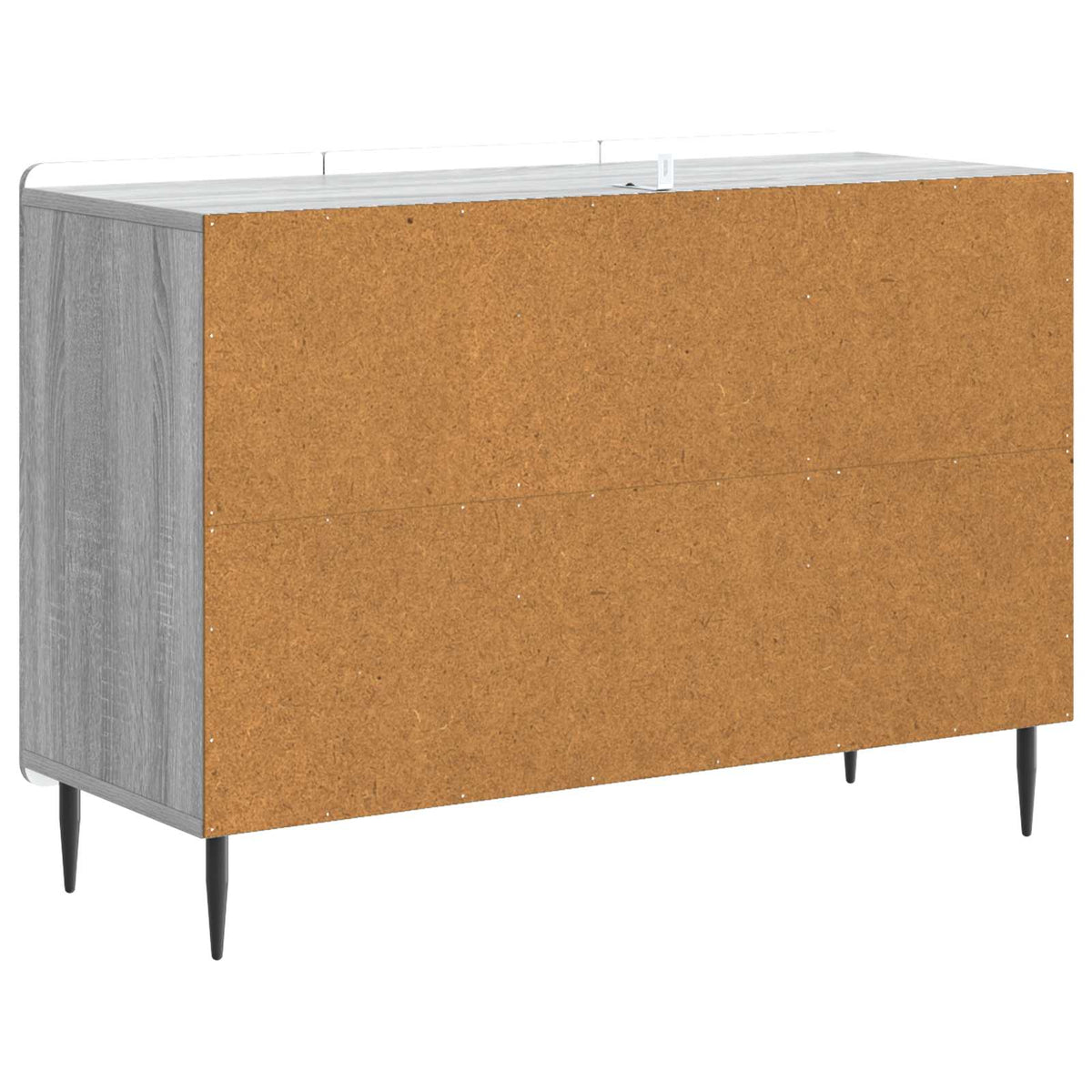 Sideboard Grå sonoma-eg 89 x 34,5 x 62 cm Konstrueret træ