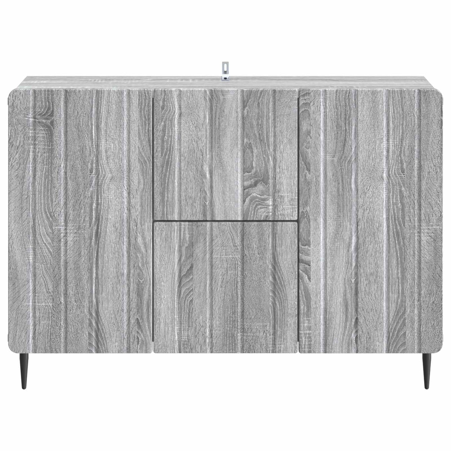 Sideboard Grå sonoma-eg 89 x 34,5 x 62 cm Konstrueret træ