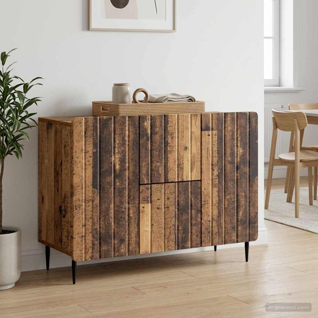 Sideboard Gammelt træ 89 x 34,5 x 62 cm Konstrueret træ