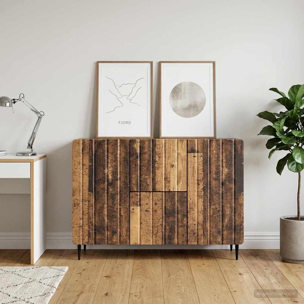 Sideboard Gammelt træ 89 x 34,5 x 62 cm Konstrueret træ