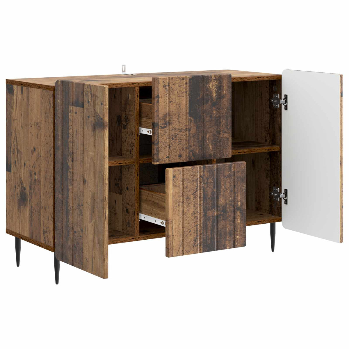 Sideboard Gammelt træ 89 x 34,5 x 62 cm Konstrueret træ