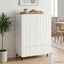 Sideboard Hvid 66 x 34,5 x 97 cm Konstrueret træ