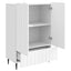 Sideboard Hvid 66 x 34,5 x 97 cm Konstrueret træ