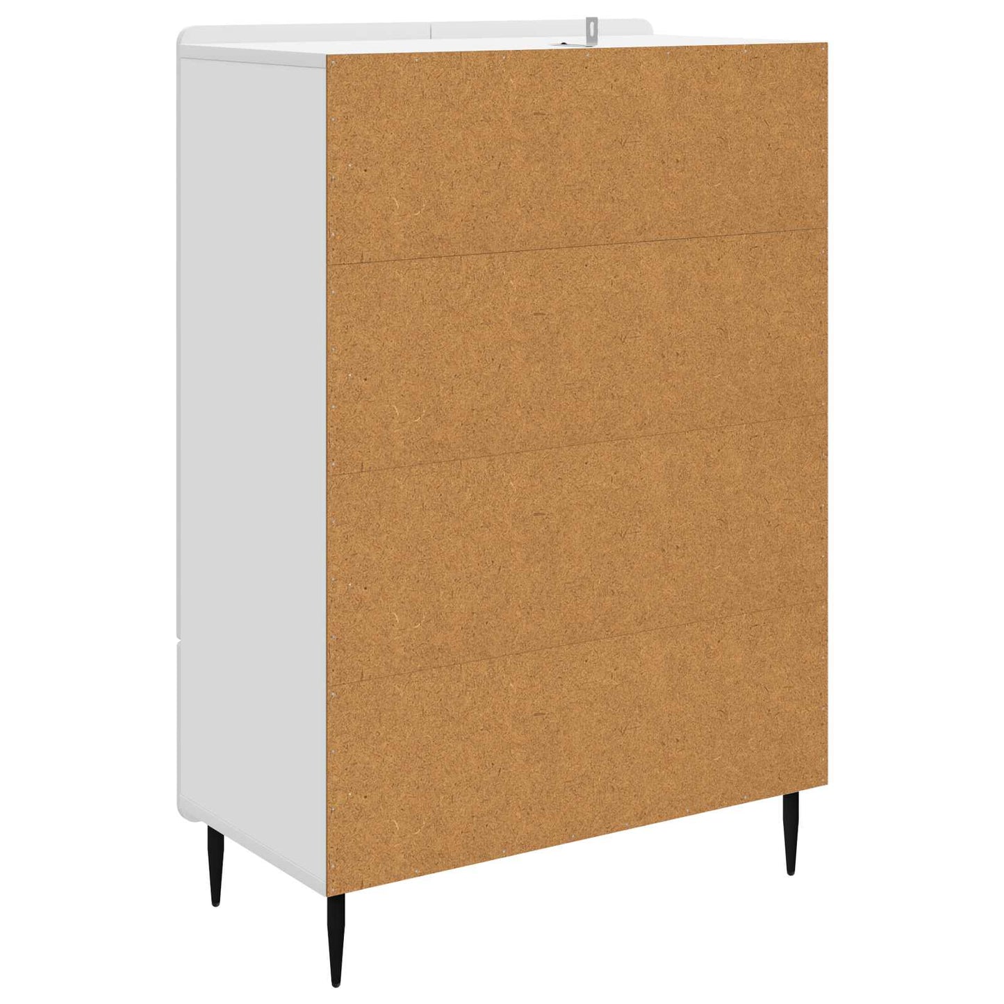 Sideboard Hvid 66 x 34,5 x 97 cm Konstrueret træ