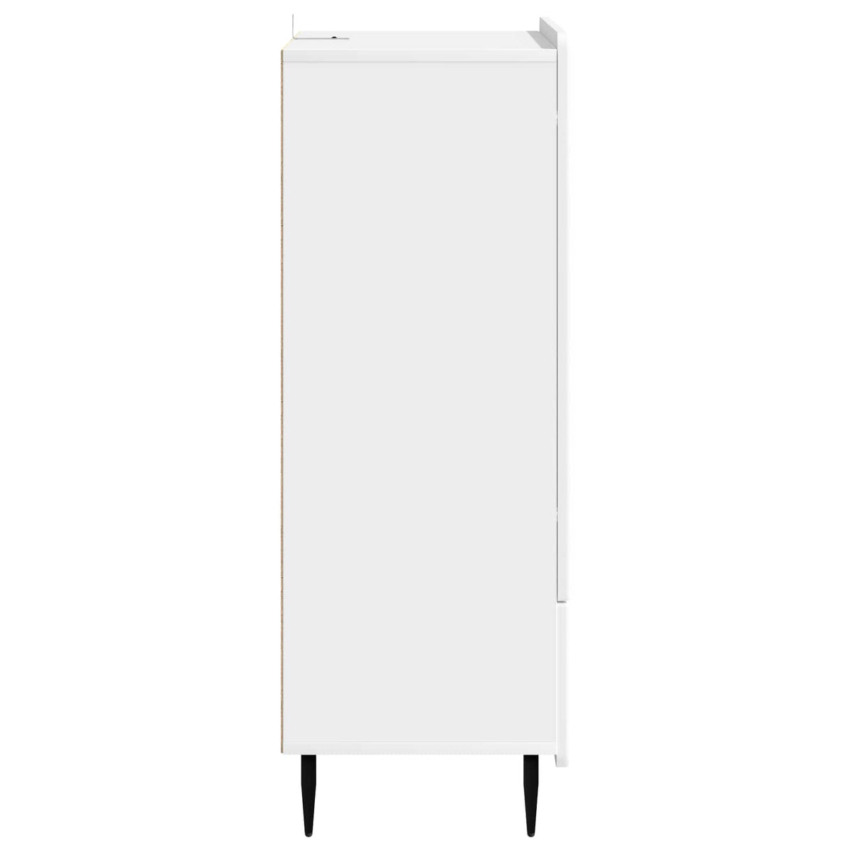 Sideboard Hvid 66 x 34,5 x 97 cm Konstrueret træ