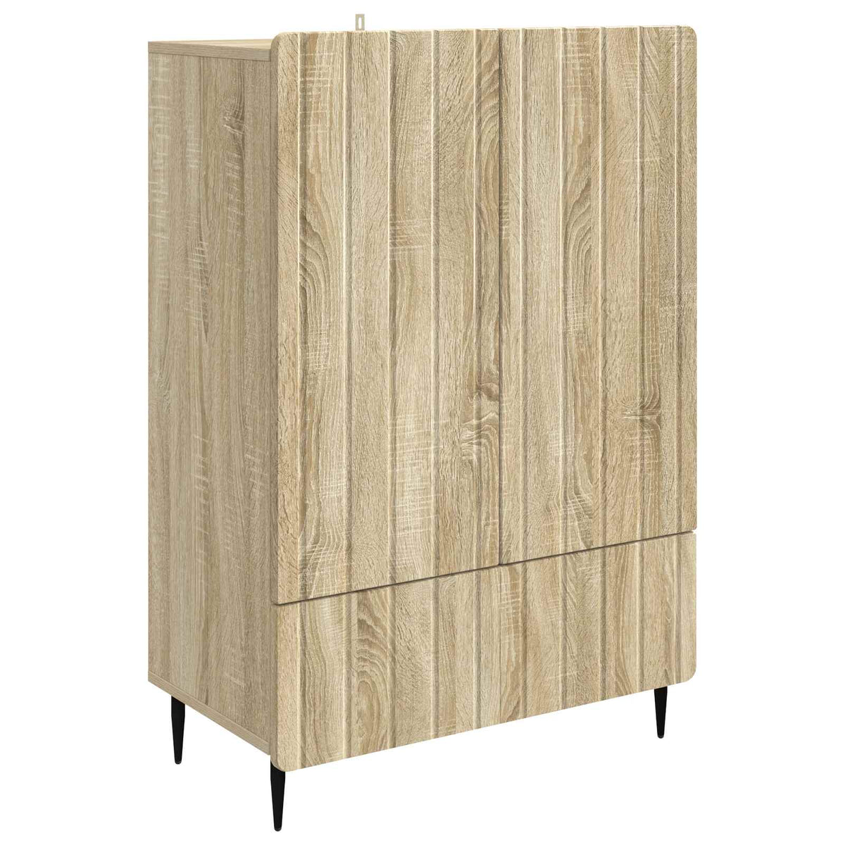 Sideboard Sonoma-eg 66 x 34,5 x 97 cm Konstrueret træ