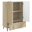 Sideboard Sonoma-eg 66 x 34,5 x 97 cm Konstrueret træ