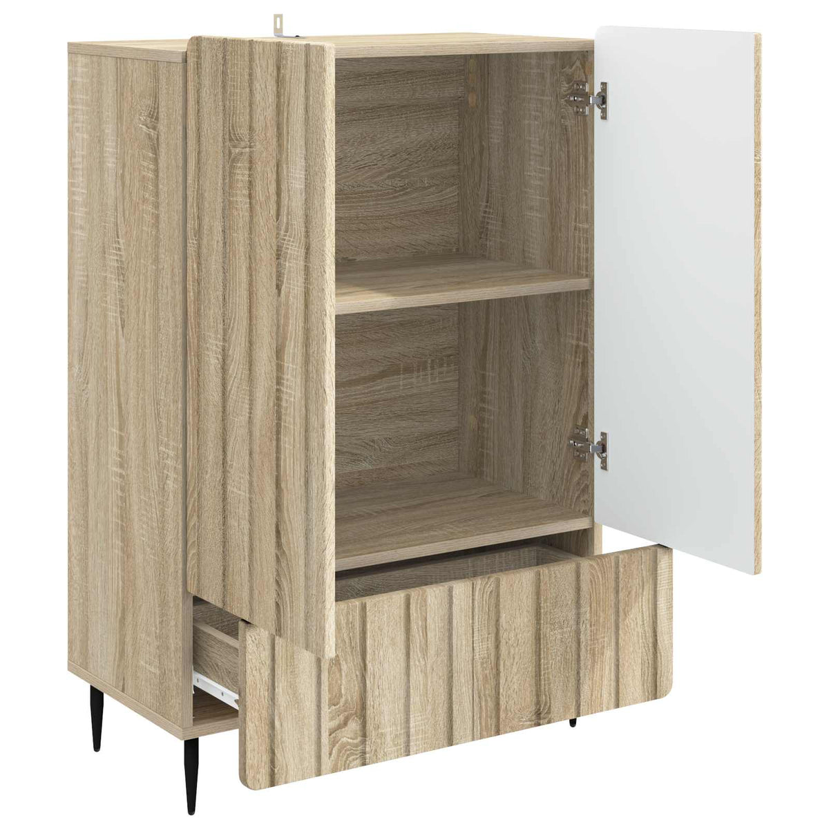 Sideboard Sonoma-eg 66 x 34,5 x 97 cm Konstrueret træ