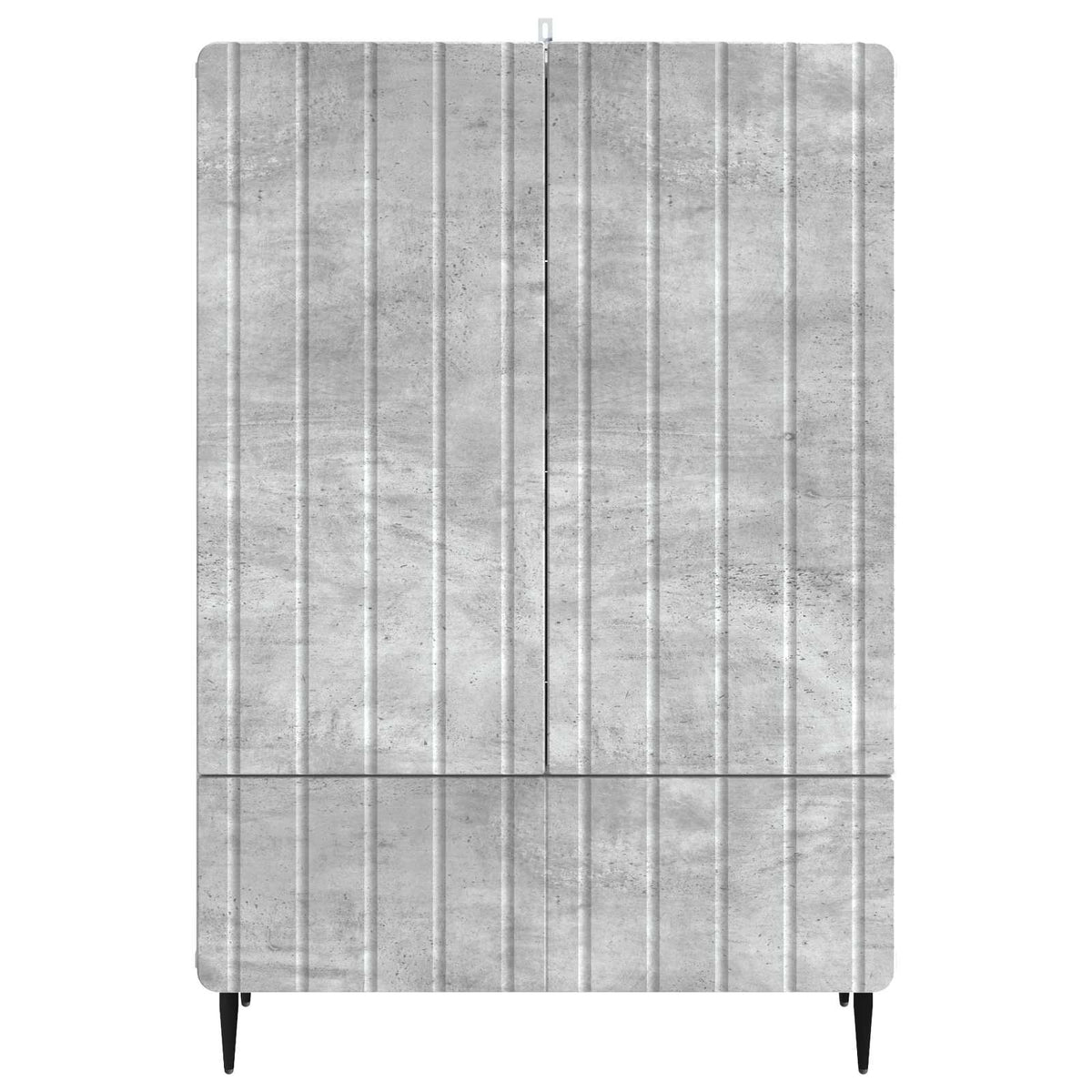 Sideboard Betongrå 66 x 34,5 x 97 cm Konstrueret træ