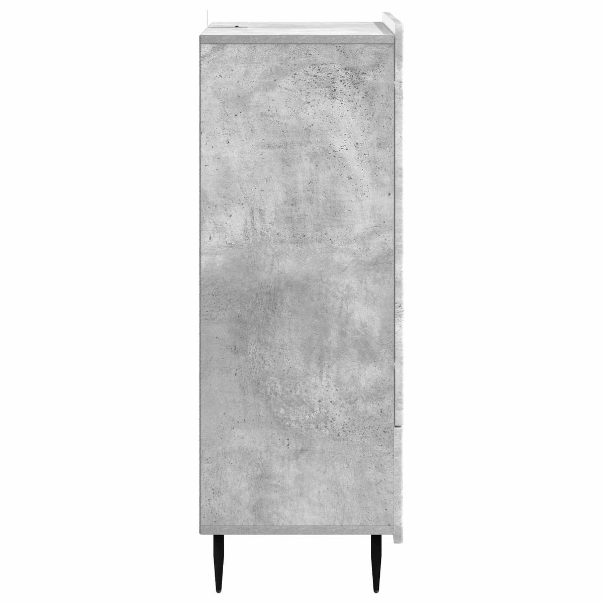 Sideboard Betongrå 66 x 34,5 x 97 cm Konstrueret træ