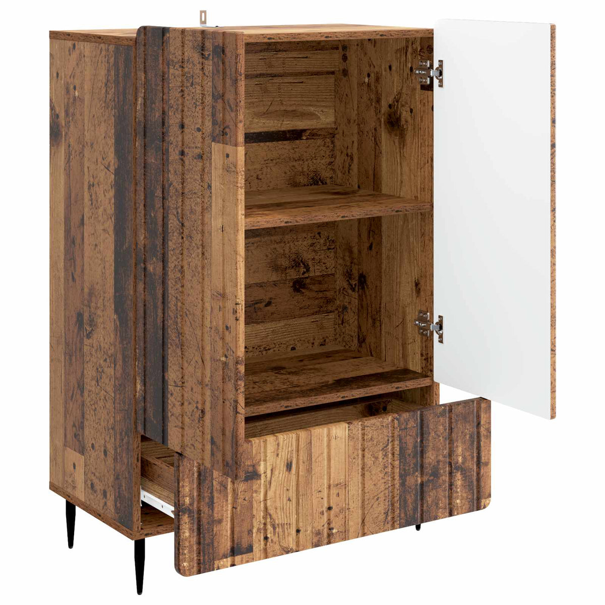 Sideboard Gammelt træ 66 x 34,5 x 97 cm Konstrueret træ