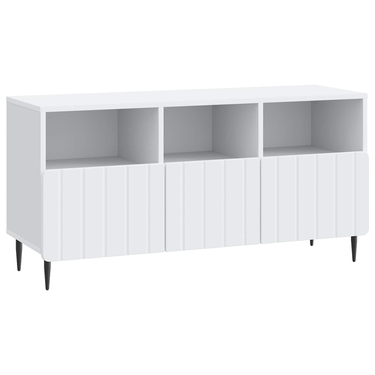 TV-skab med skuffe Hvid 102 x 34,5 x 50 cm Konstrueret træ