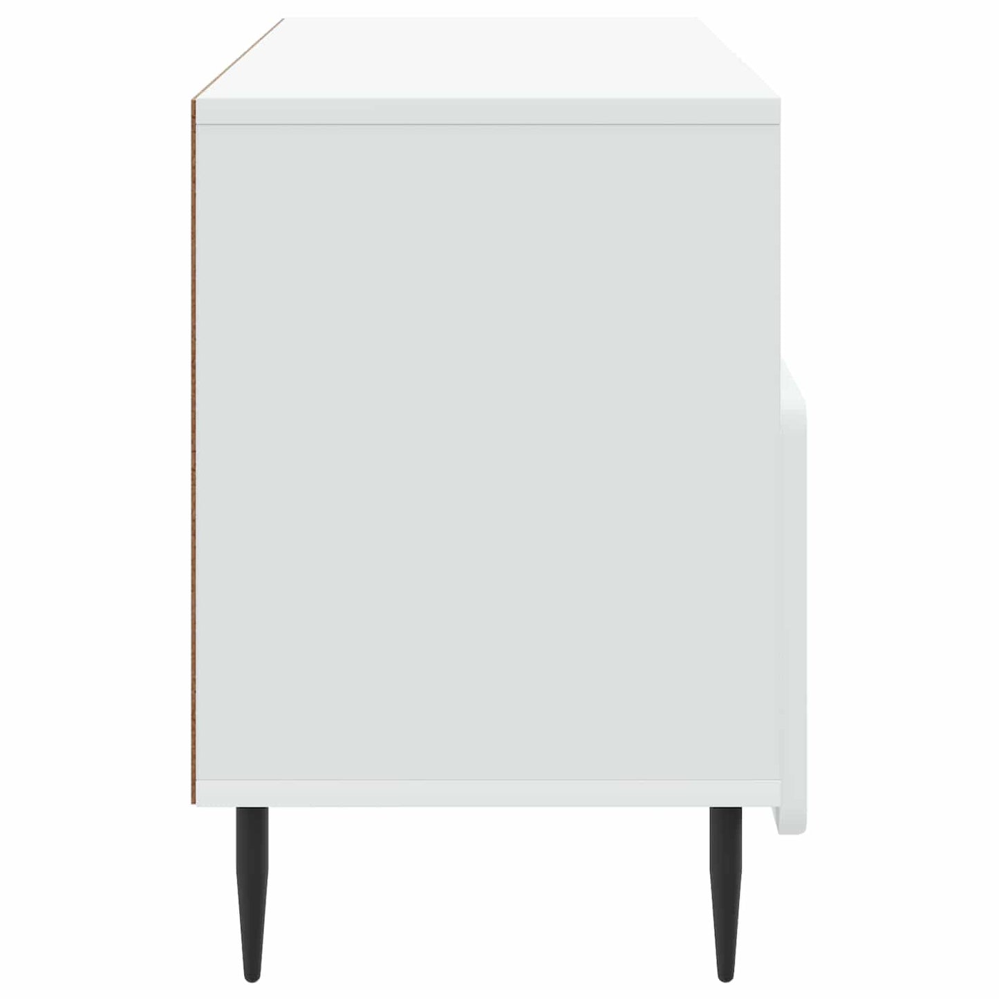 TV-skab med skuffe Hvid 102 x 34,5 x 50 cm Konstrueret træ